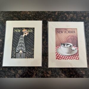 New Yorker Magazine Matted Prints